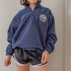 Penn State oversized fleece zip up